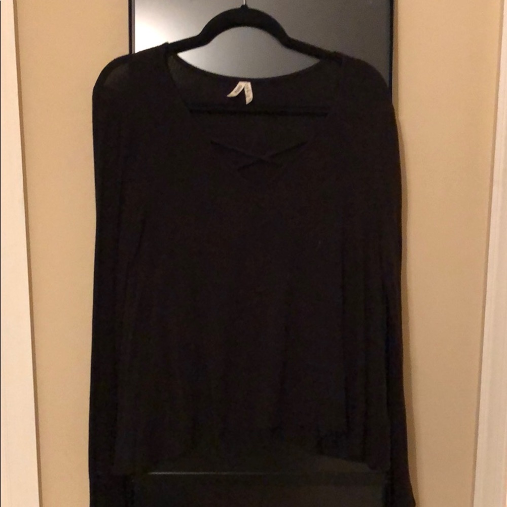 Black long sleeve shirt
